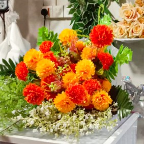 Marigold bouquet