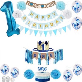 First Birthday theme party decor set