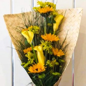 Lilly-sun flower bouquet