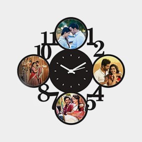 Clock photo frame