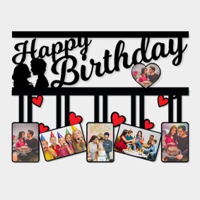 Birthday photo frame