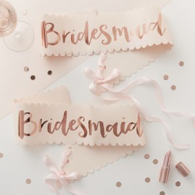 Bride to be sash