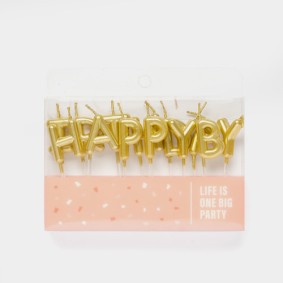 Happy Birthday Letter Candle Pack 