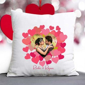 Printed Pillow-White