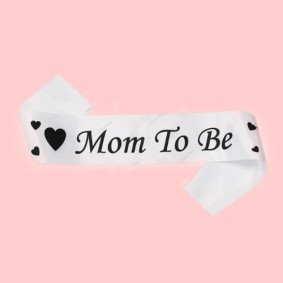 Mom to be sash